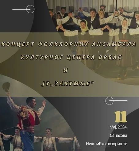 Koncert folklora u Nikšićkom pozorištu