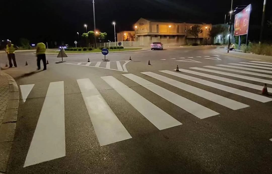 Počela obnova horizontalne signalizacije