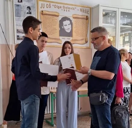 Fondacija Marija Kotri: Nagrada najboljem učeniku OŠ ''Olga Golović''