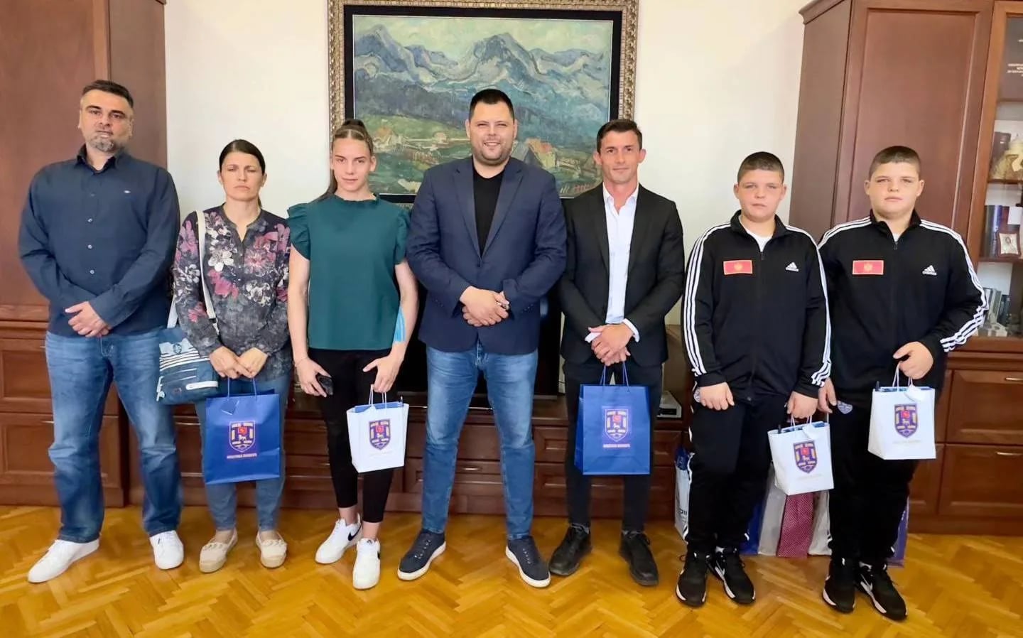 Kovačević upriličio prijem za mlade džudiste i Anastasiju Mićović