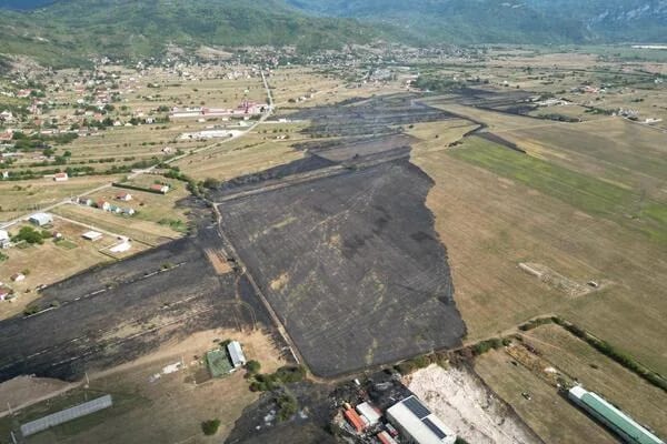 Lokalizovan požar u Ozrinićima, spašeni stambeni objekti