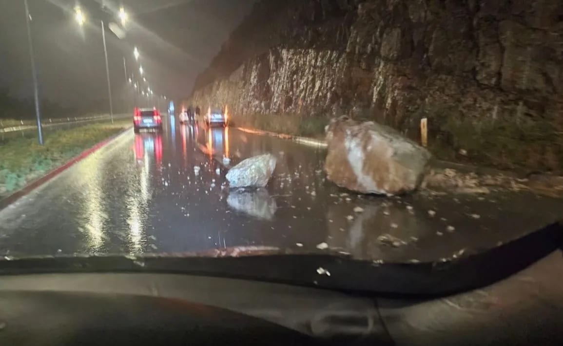 Odron na putu Danilovgrad - Nikšić