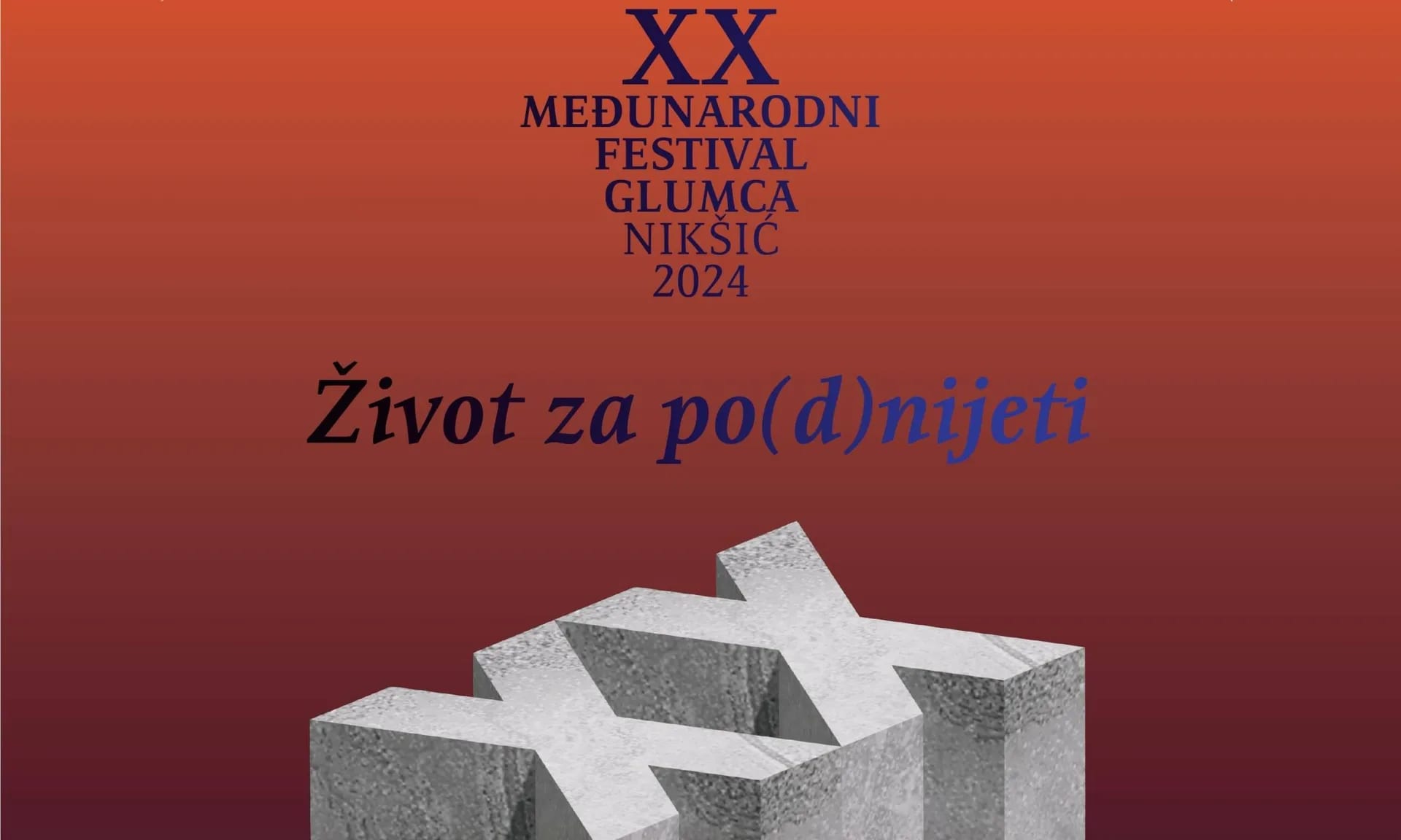 "Život za po(d)nijeti": Festival glumca od 4. do 9. novembra