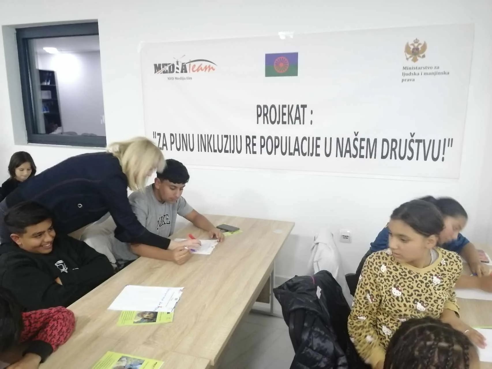 Održane radionice o kulturnoj inkluziji za mlade iz RE zajednice u Nikšiću