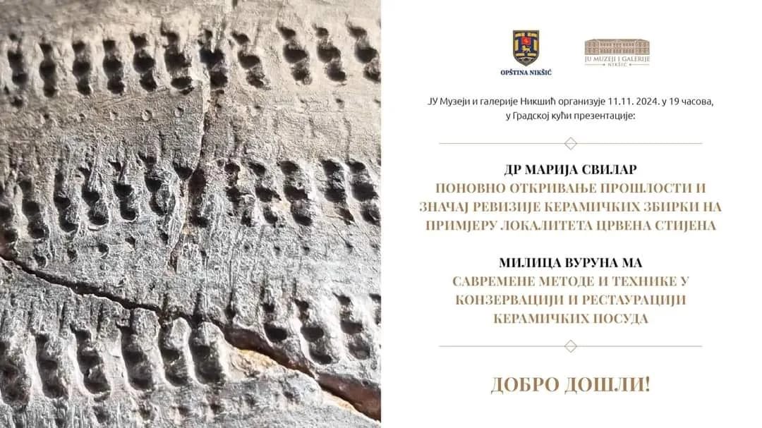 "Muzeji i galerije" Nikšić organizuju dva predavanja