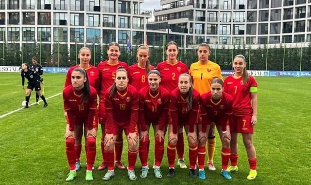 Fudbalerke poražene od Sjeverne Makedonije