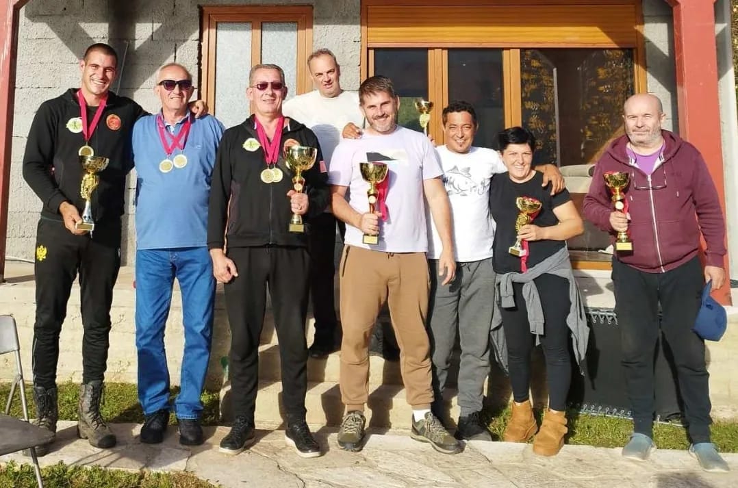 Župski ribolovni klub prvak Crne Gore