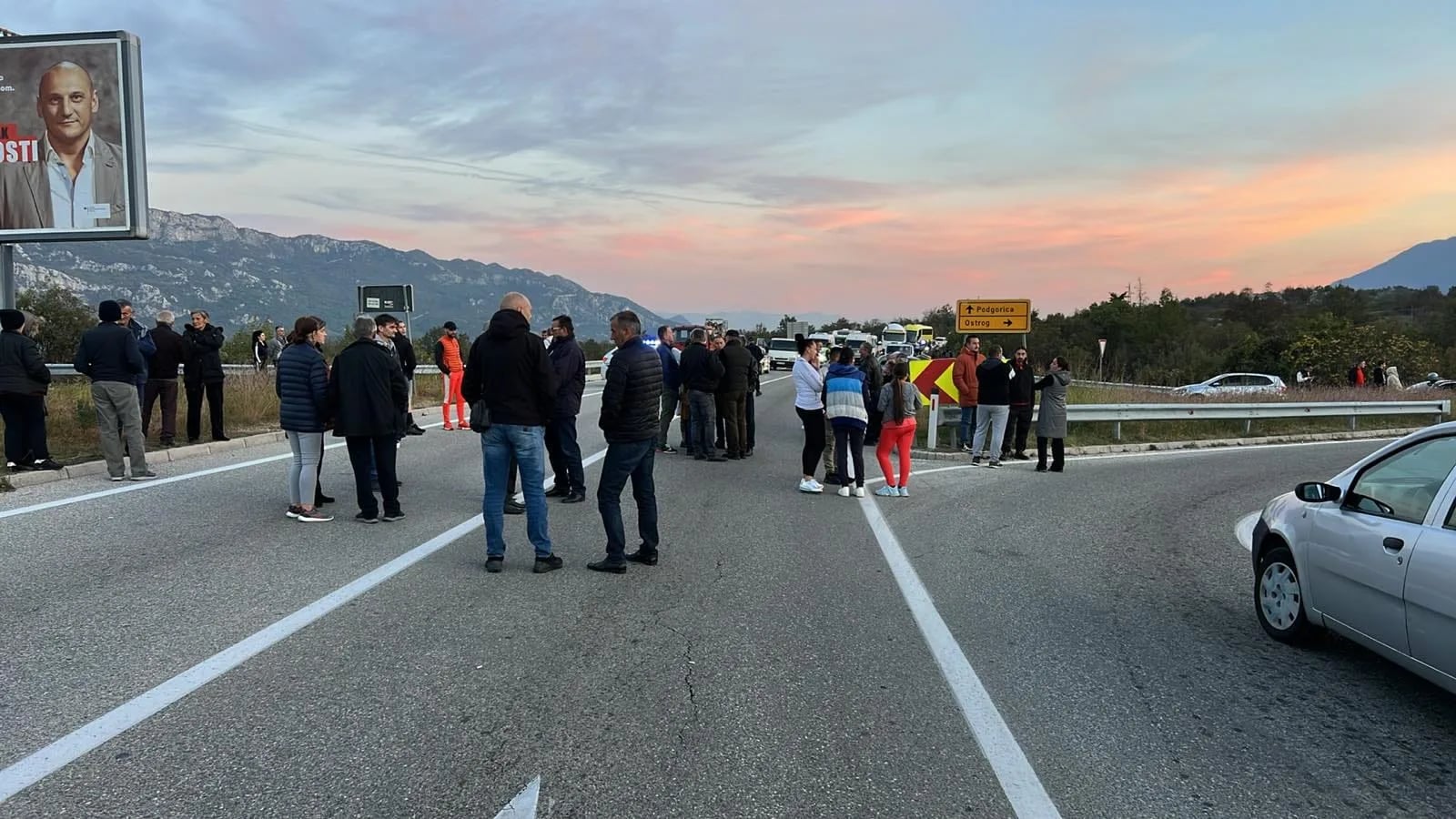 Završena blokada puta Nikšić-Podgorica, mještani najavili nastavak protesta