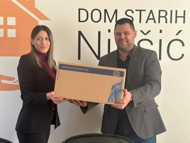 Aparat za fizioterapiju doniran Domu starih „Nikšić“