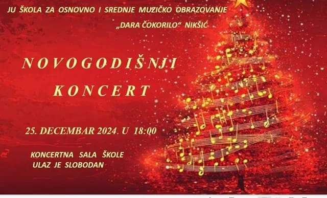 Novogodišnji koncert Muzičke škole "Dara Čokorilo"