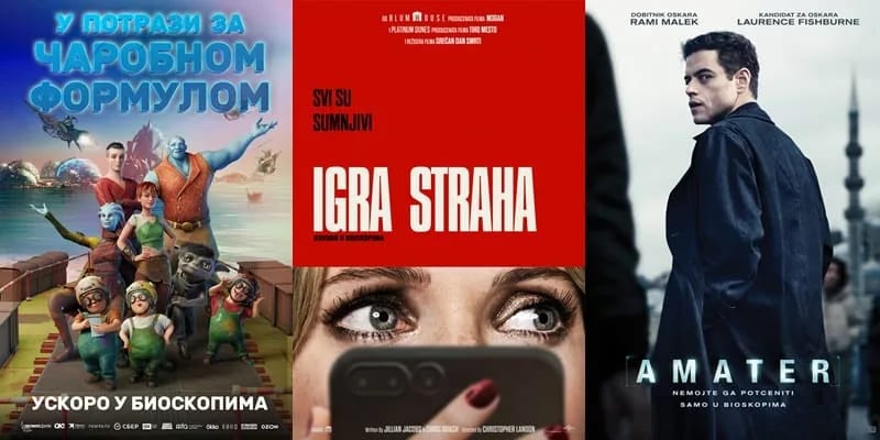Novi repertoar bioskopa Cinema 213