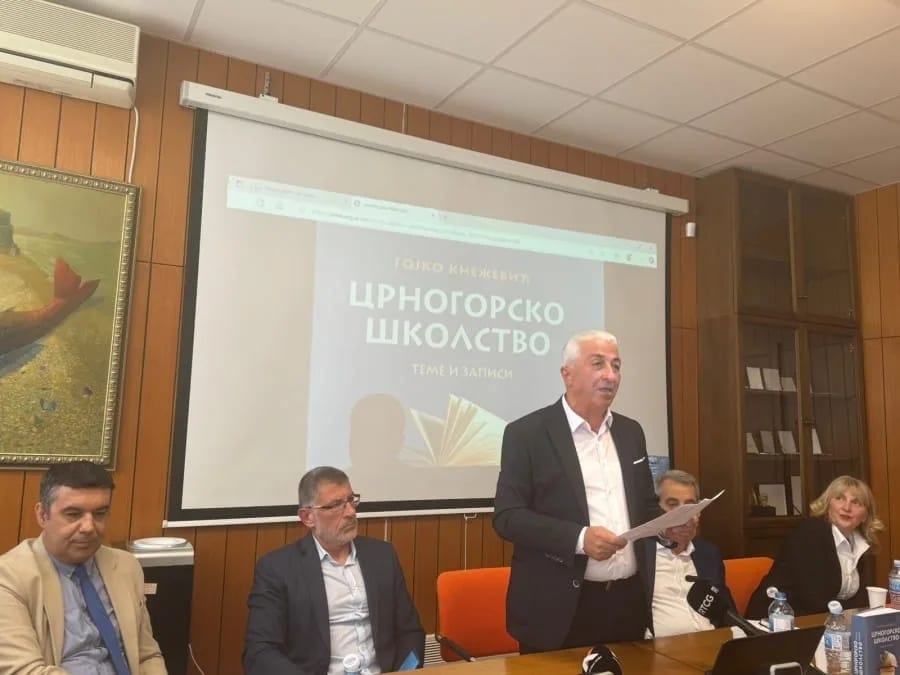 Predstavljena knjiga Gojka Kneževića “Crnogorsko školstvo-teme i zapisi”