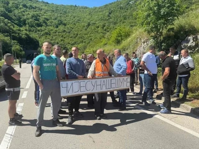 Sjutra blokada puta Nikšić – Vilusi zbog zabrane sječe u privatnim šumama