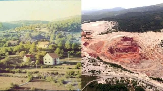 (FOTO) Zagrad prije i nakon rudokopa