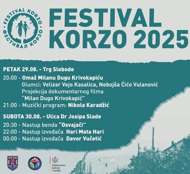 Korzo 2025: Večeras Osvajači i Hari Mata Hari