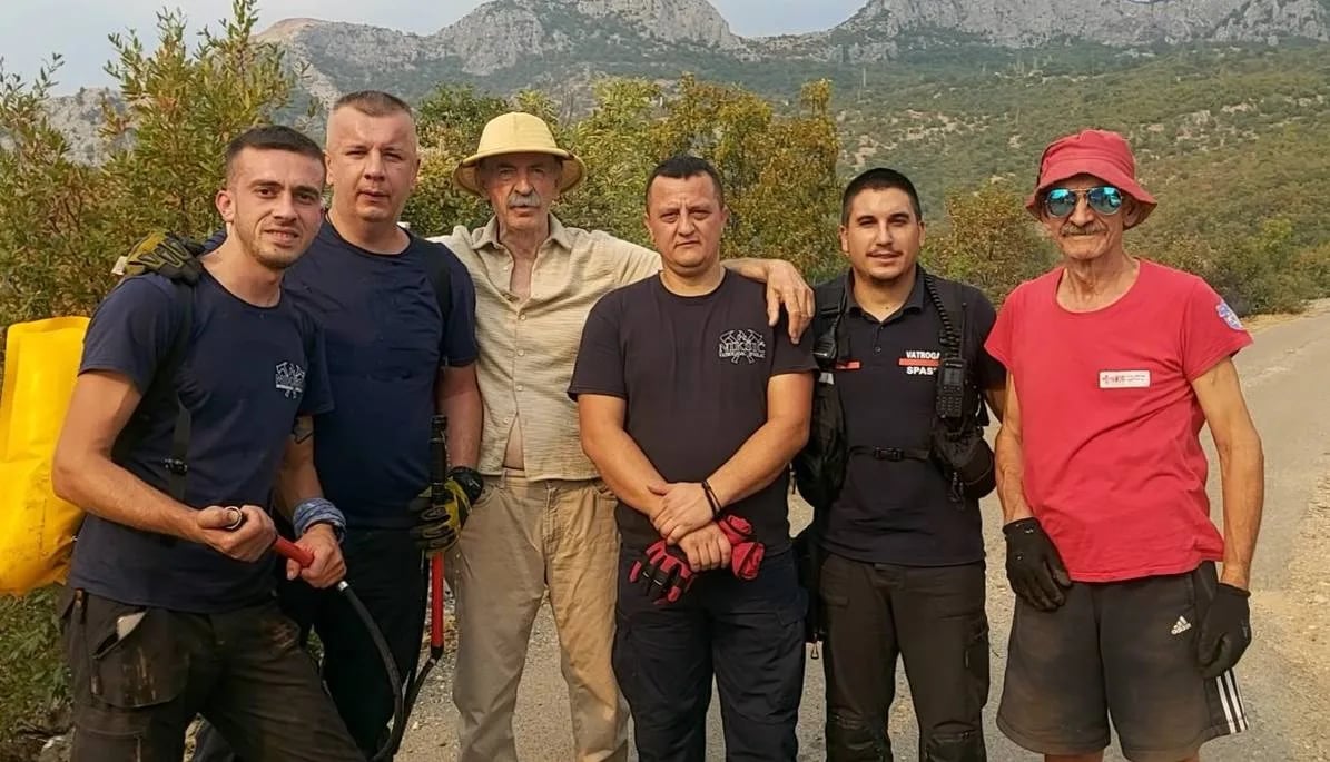 Nikšićki vatrogasci spasili kuću i pčelinjak u Podgorici