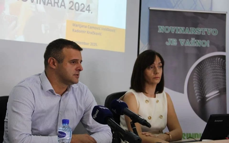 SMCG: Već treću godinu bilježimo pad u bezbjednosti novinara, u 2024. 24 napada