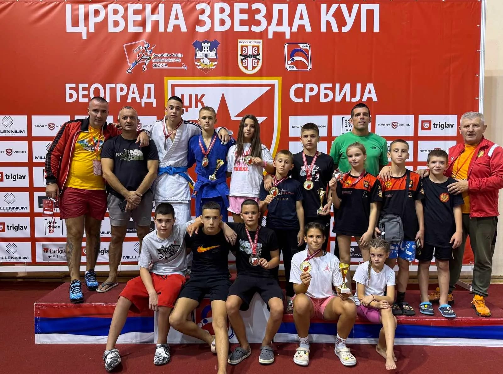 Devet medalja za džudiste Ippona na turniru “Crvena Zvezda Kup 2025”
