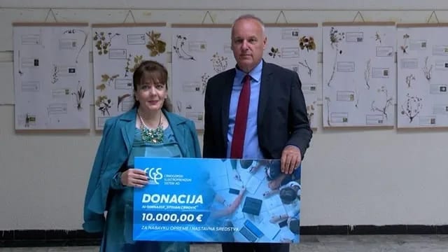 CGES donirao 10.000 eura Gimnaziji „Stojan Cerović“