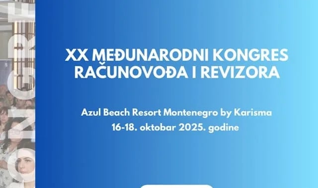Međunarodni kongres računovođa i revizora Crne Gore od 16. do 18. oktobra