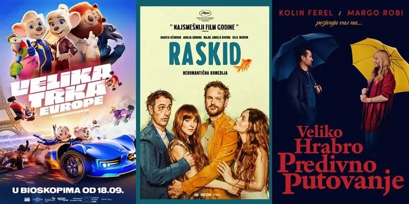 Novi repertoar bioskopa Cinema 213