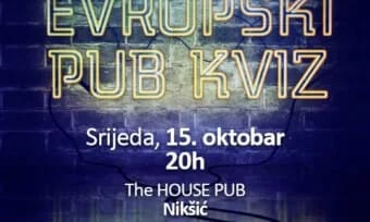 Evropski pub kviz 15. oktobra u Nikšiću