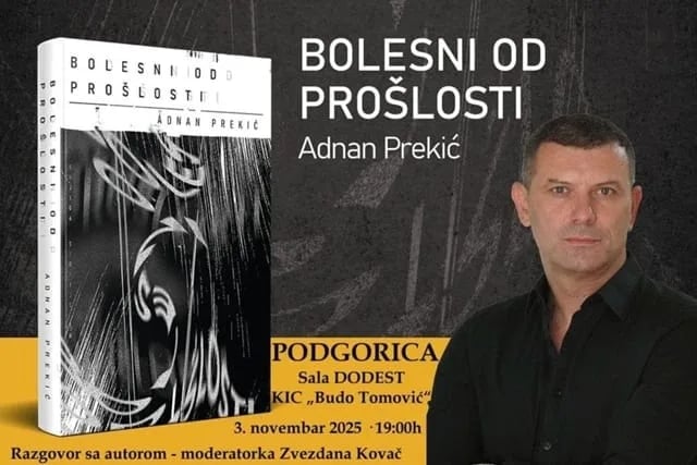 Knjiga "Bolesni od prošlosti" Adnana Prekića pred publikom u Nikšiću