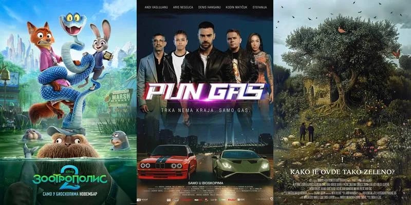 Novi repertoar bioskopa Cinema 213