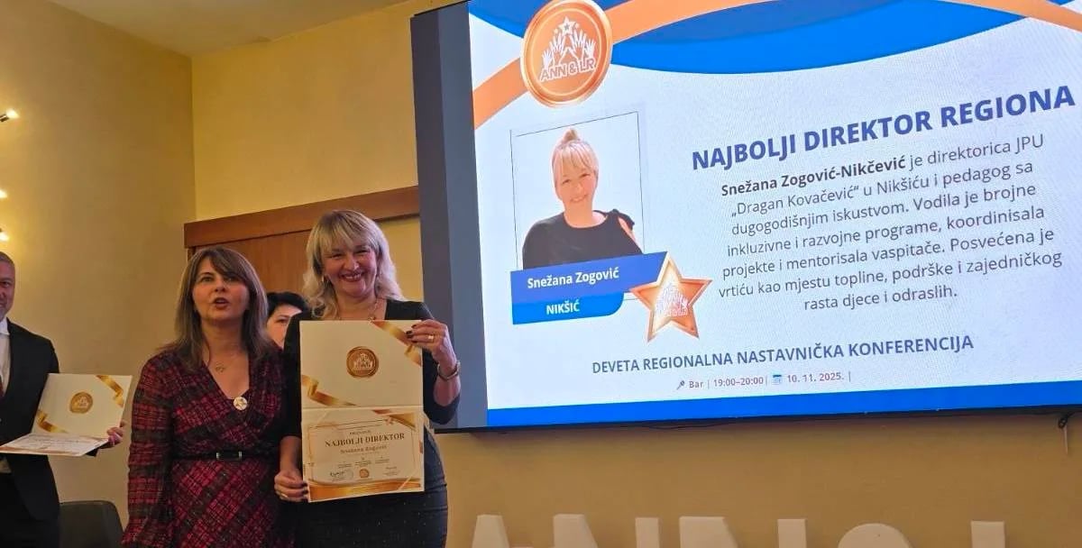Snežana Zogović najbolja direktorica regiona