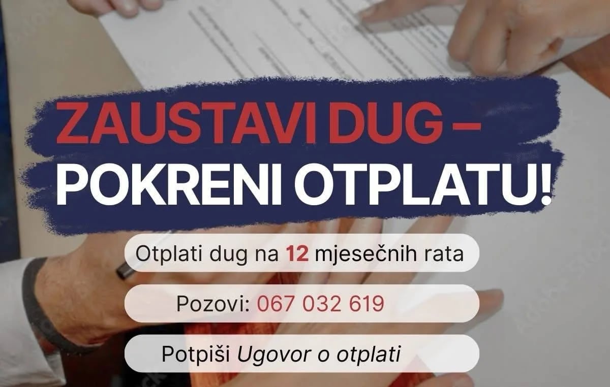 Komunalno pokrenulo akciju "Zaustavi dug – pokreni otplatu": Građanima omogućena otplata duga do 12 rata