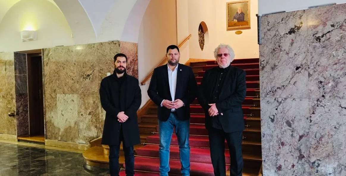 Dom revolucije postaje centar EPK 2030: Kovačević i Uljarević sa arhitektom Markom Mušičem u Ljubljani