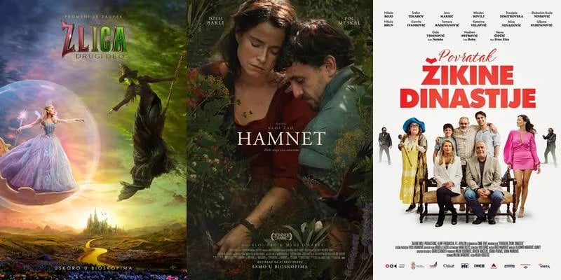 Novi repertoar bioskopa Cinema 213