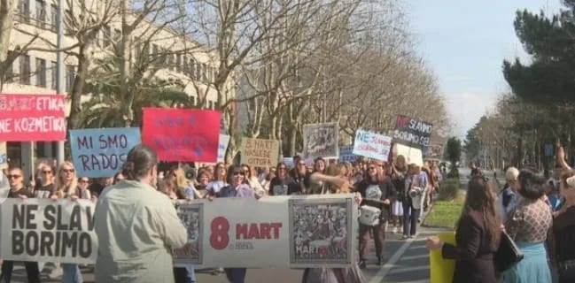 Osmomartovski marš: Solidarnost, otpor i zahtjev za sistemskim promjenama