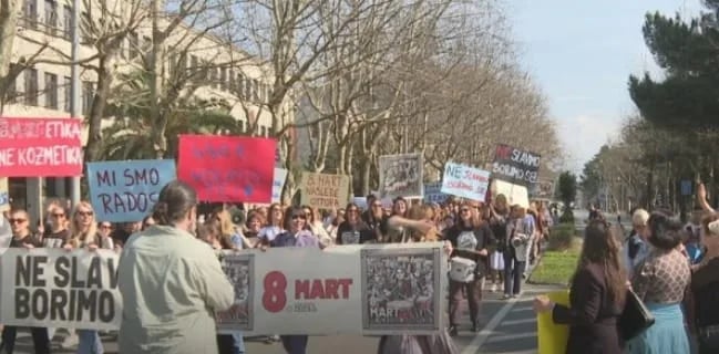 Osmomartovski marš: Solidarnost, otpor i zahtjev za sistemskim promjenama