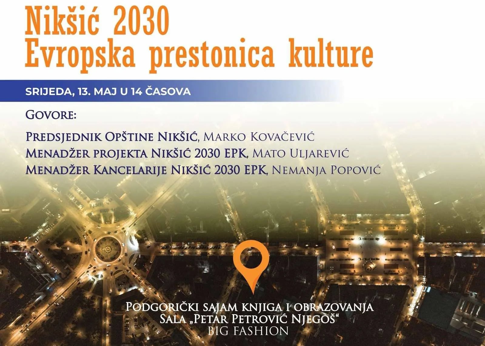 Prezentacija projekta Nikšić EPK na Međunarodnom podgoričkom sajmu knjiga i obrazovanja