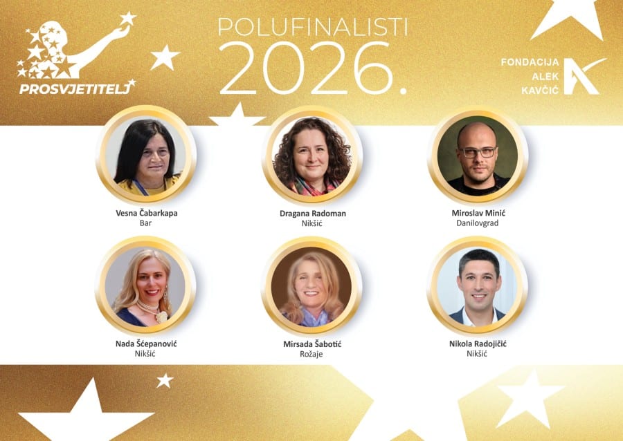 Troje Nikšićana među polufinalistima nagrade “Prosvjetitelj”