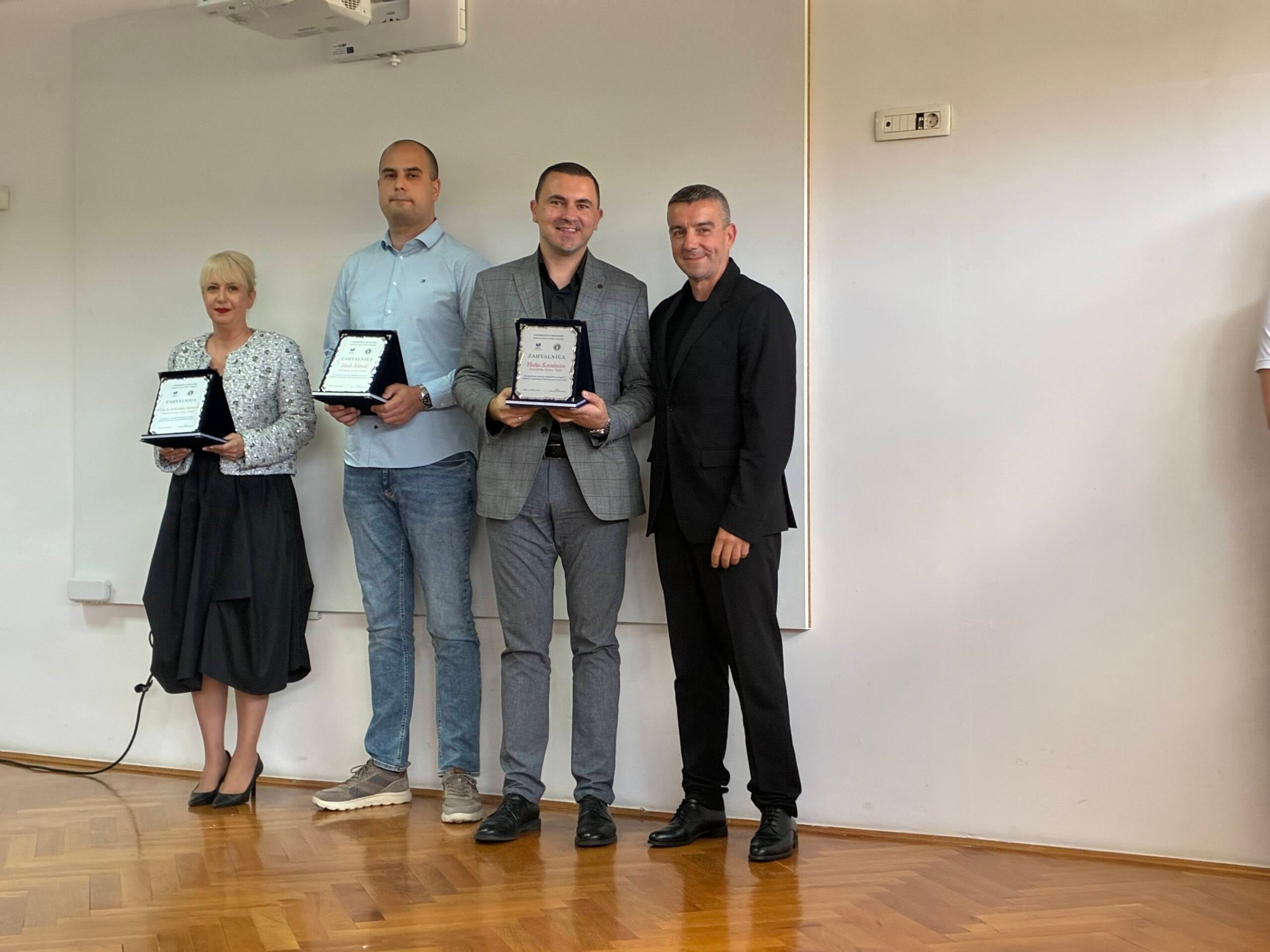 Fakultet za sport i fizičko vaspitanje obilježio 18 godina rada, nagrađeni najbolji studenti i sportisti, zahvalnica uručena Kovačeviću