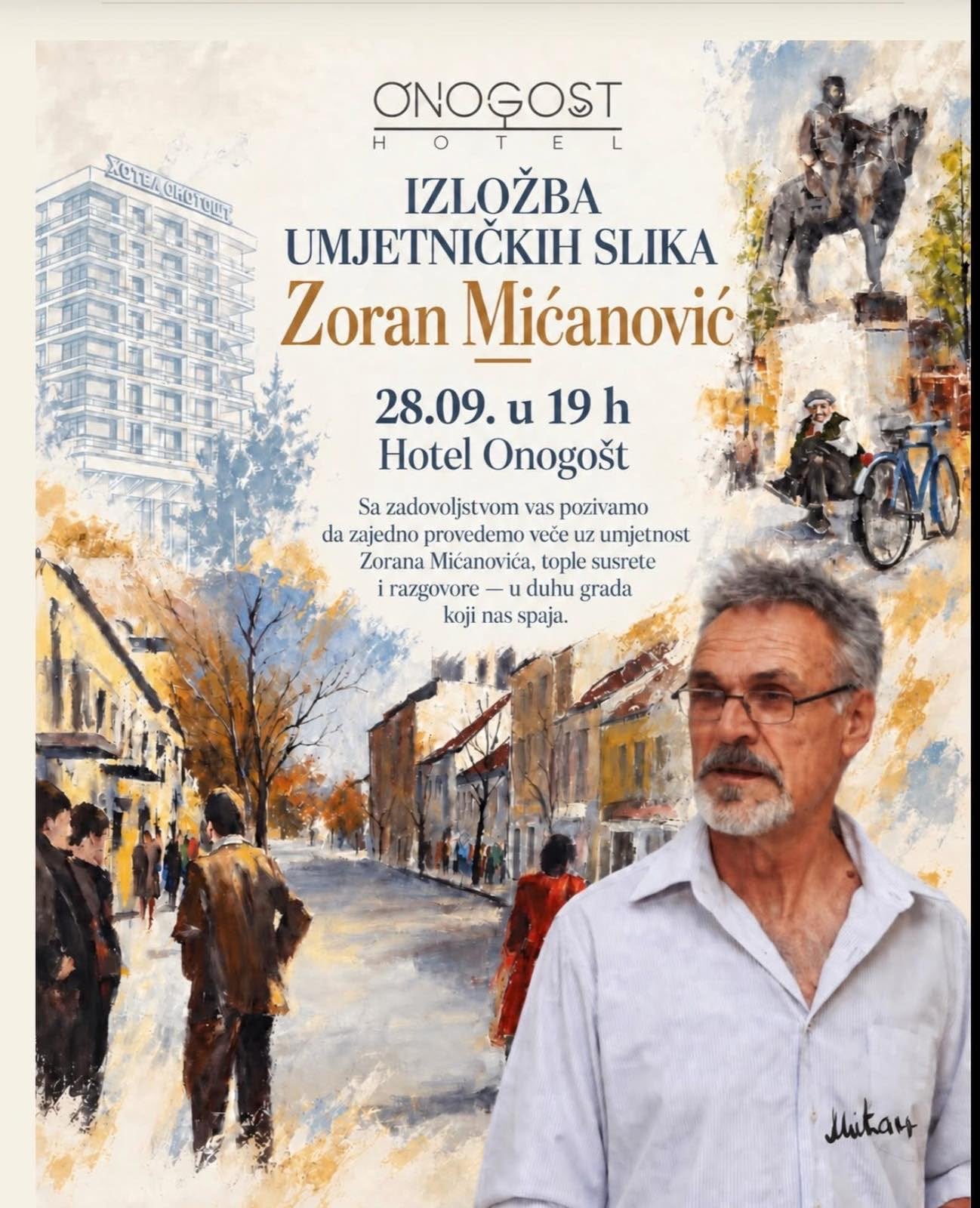 Izložba slika Zorana Mićanovića
