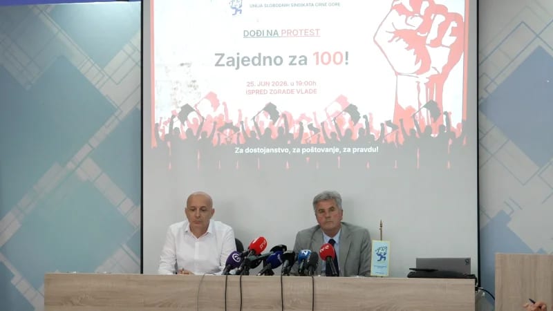 Sindikati sjutra na protestu ispred Vlade: Ne odustaju od novog Opšteg kolektivnog ugovora i uvećanja zarada