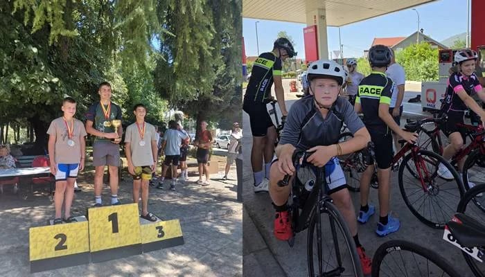 Veliki uspjeh mladog bicikliste Bogdana Nikolića, bronza i srebro na Prvenstvu Crne Gore