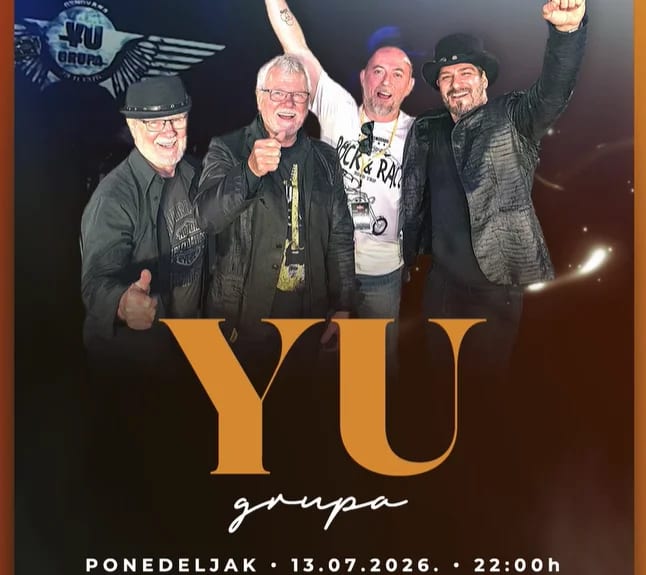 Crveno i Crno i YU grupa nastupaju 13. jula na Trgu slobode
