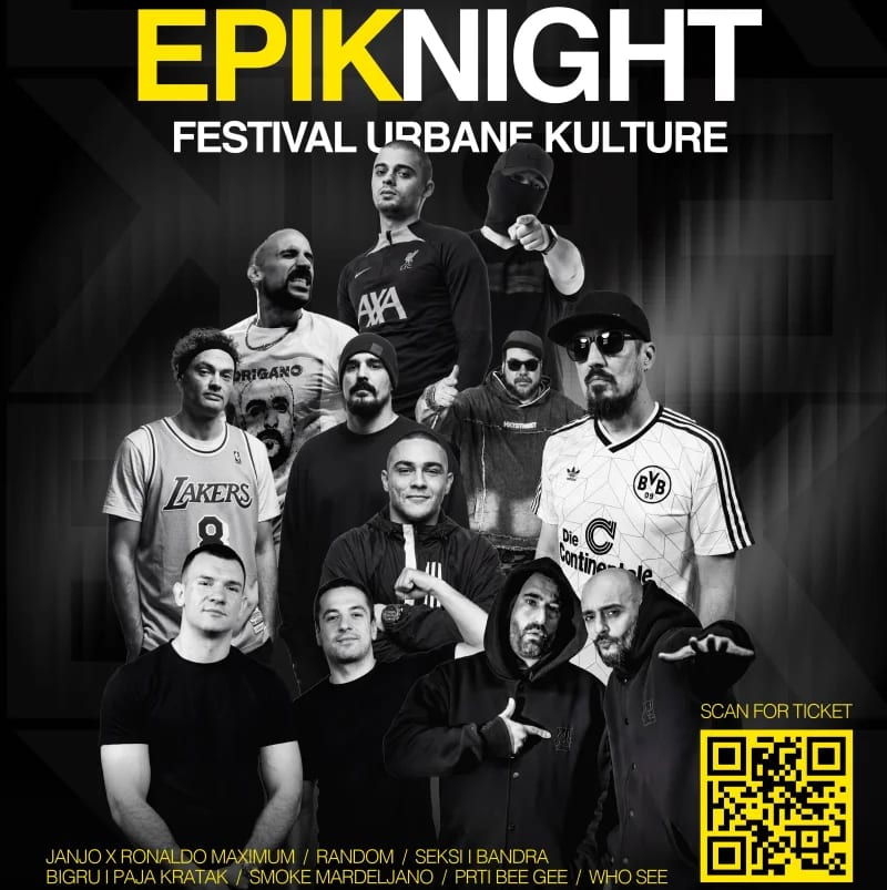 Who See, Prti Bee Gee i BIGru među izvođačima na Epik Festivalu urbane kulture
