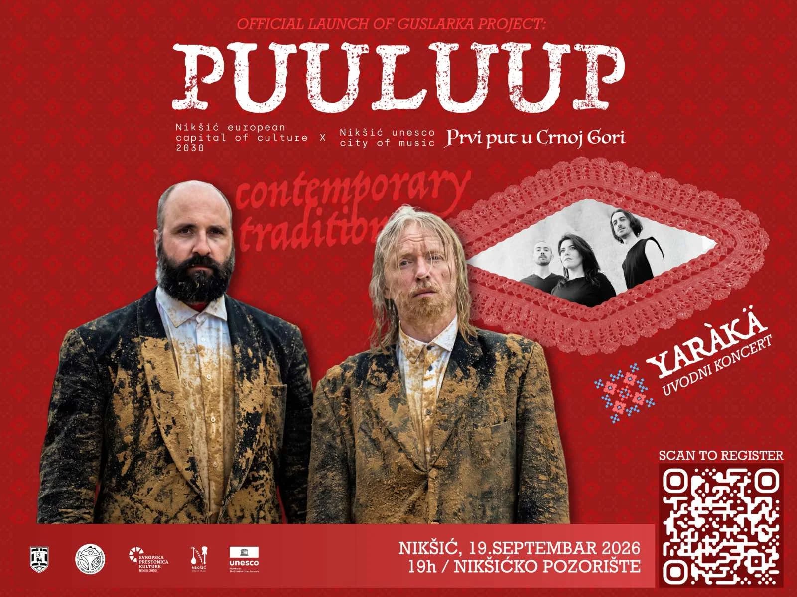 Puuluup i Yarákä 19. septembra u Nikšićkom pozorištu