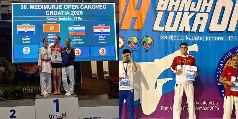 Karatistima Mawashija šest medalja u Hrvatskoj, pet u Bosni i Hercegovini