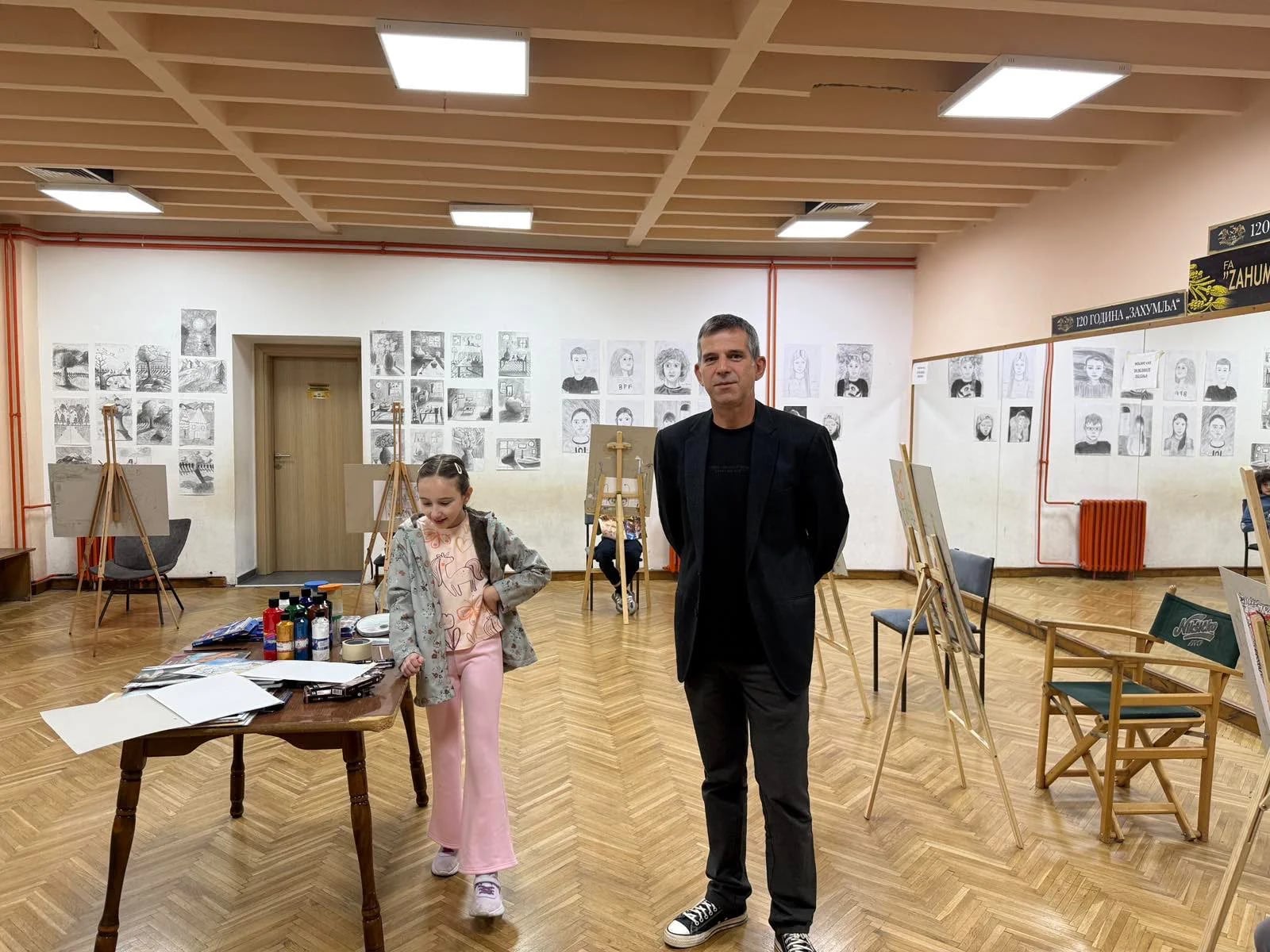 FOTO: Ponovo otvorena likovna škola u Zahumlju