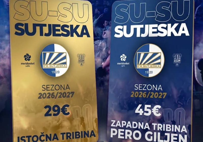 U prodaji sezonske ulaznice FK Sutjeska za sezonu 2026/27