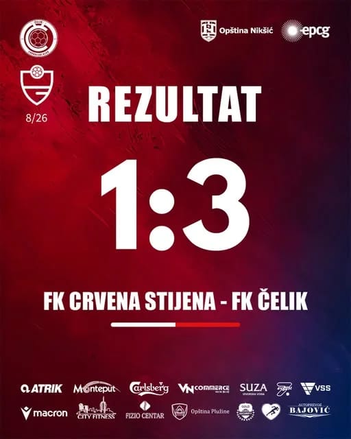 Čelik slavio protiv Crvene Stijene, Janjić dvostruki strijelac