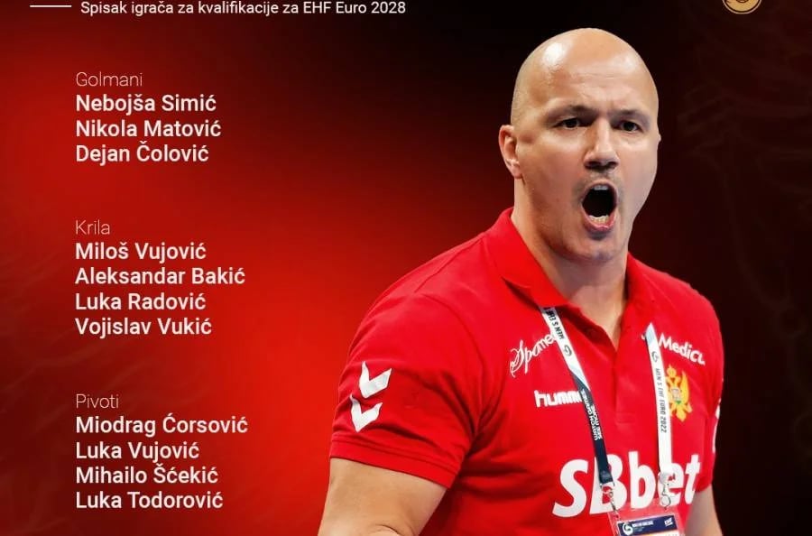 "Lavovi" kreću u borbu za EHF Euro 2028: Roganović objavio spisak za start kvalifikacija