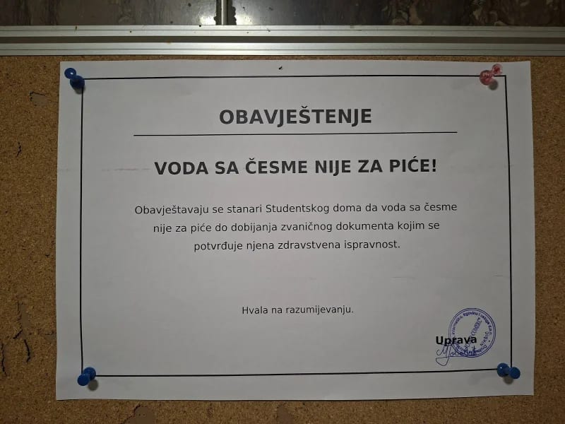 Nikšićki studenti žalili se na simptome trovanja, čekaju se nalazi inspekcija