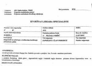 izvjestaj